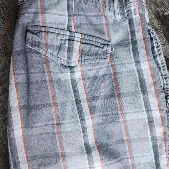 Alpine Design Mens Plaid Gray Cotton Shorts Size 38 - Picture 4 of 7